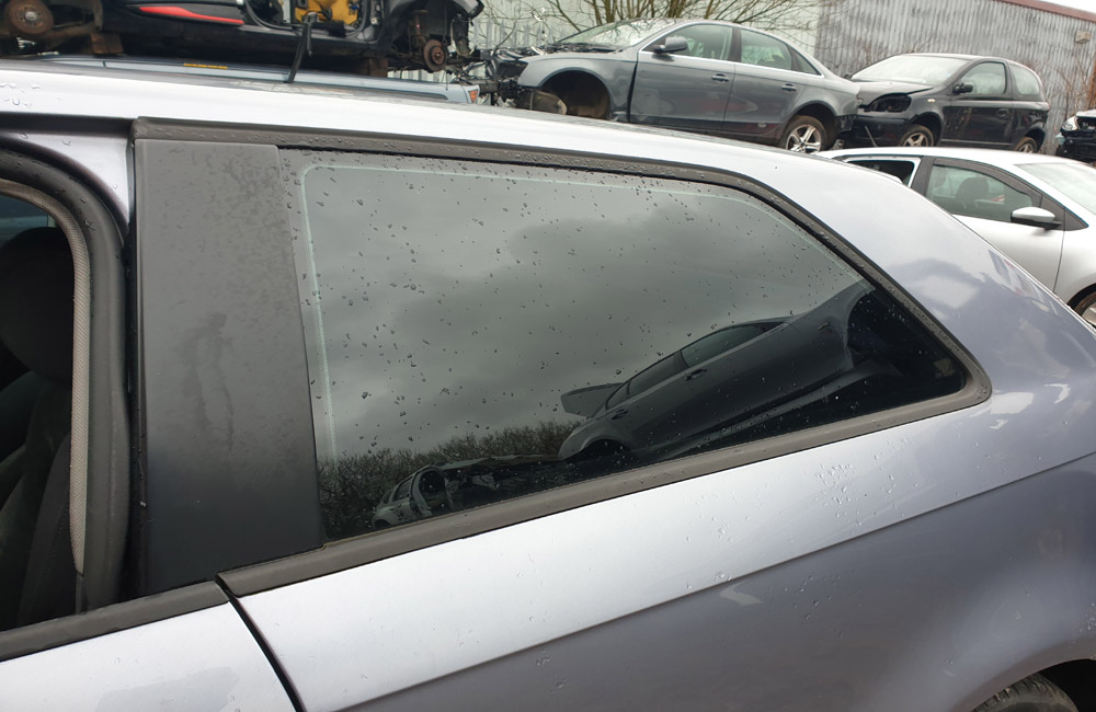 Audi A3 TDI Sport Quarter window glass passenger side rear